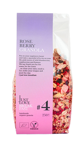 I Just Love Breakfast #4 100% rose berry granola bio 250g
